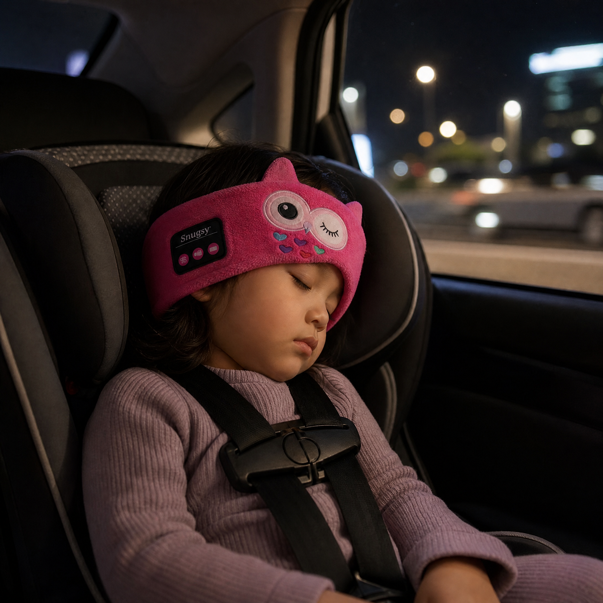 💎Nectavira® 👶🏻 Soft Bluetooth Sleep Headband For Kids, Toddlers & Adults Long Flights. Quiet Kids. Stress-Free Travel.