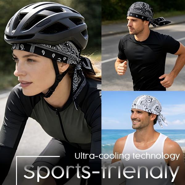 Outdoor Paisley Cooling Head Scarf Cap