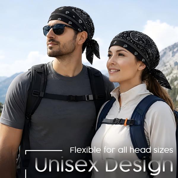Outdoor Paisley Cooling Head Scarf Cap