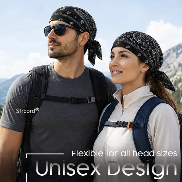 Outdoor Paisley Cooling Head Scarf Cap