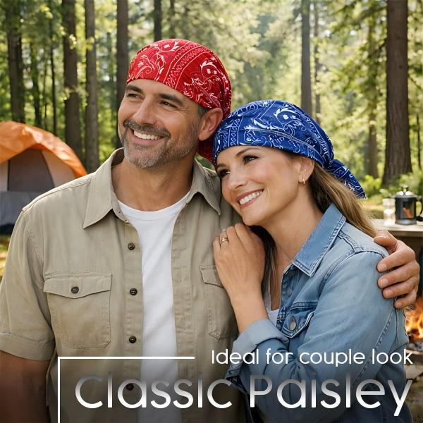 Outdoor Paisley Cooling Head Scarf Cap