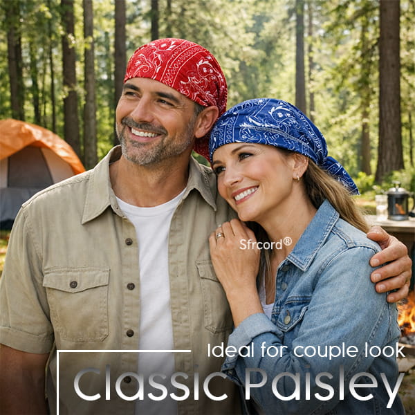 Outdoor Paisley Cooling Head Scarf Cap