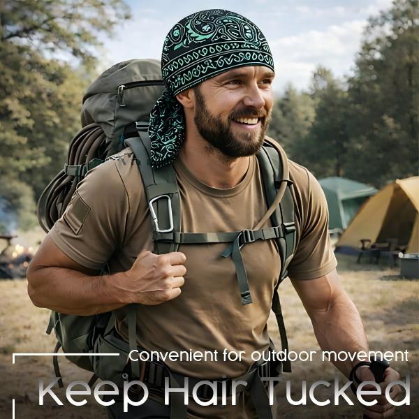 Outdoor Paisley Cooling Head Scarf Cap