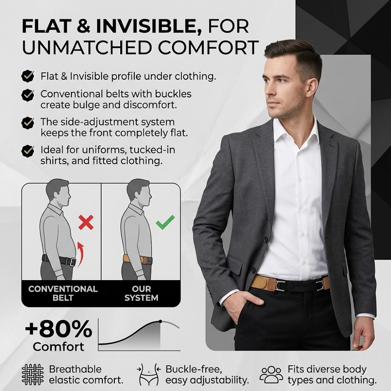 ComfortStretch No-Buckle Invisible Belt