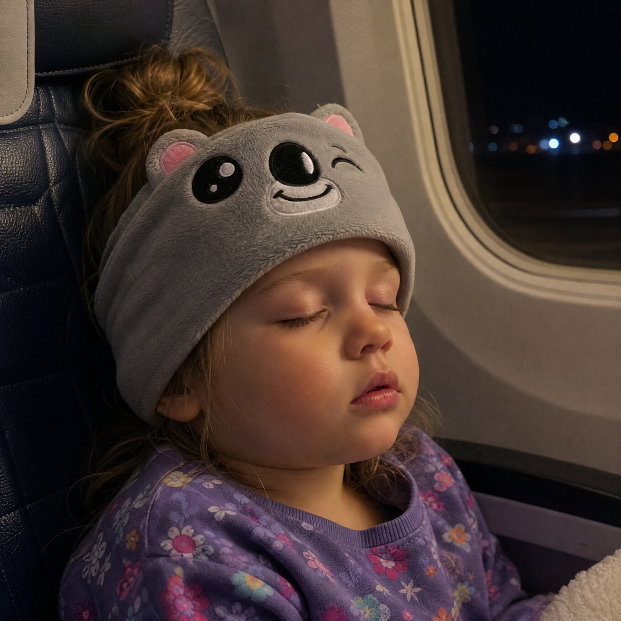 💎Nectavira® 👶🏻 Soft Bluetooth Sleep Headband For Kids, Toddlers & Adults Long Flights. Quiet Kids. Stress-Free Travel.