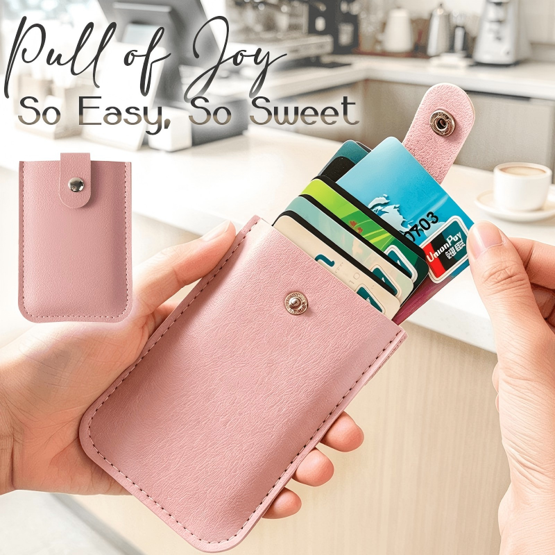 Minimalist Pull Tab Card Holder